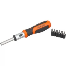 Отвертка с 6-тью сменными вставками BLACK+DECKER BDHT0-62129