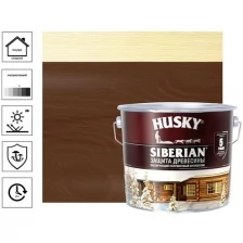 Антисептик Husky Siberian полуматовый, палисандр 2,7 л