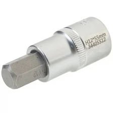 Головка-бита 6-гранная 12мм 1/2" (L-55мм) ROCKFORCE